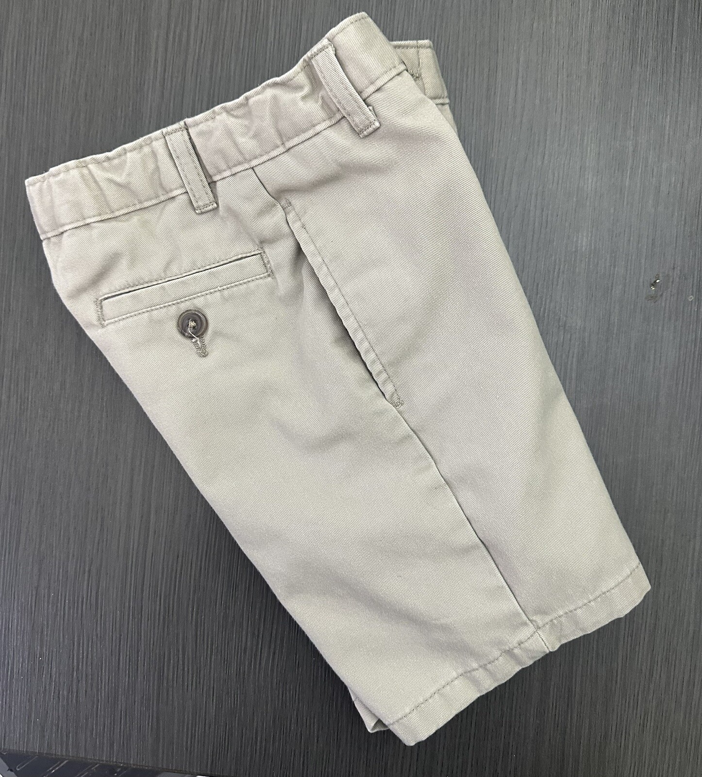 CHAPS Boys Khaki Shorts School Uniform Flat Front Size 5