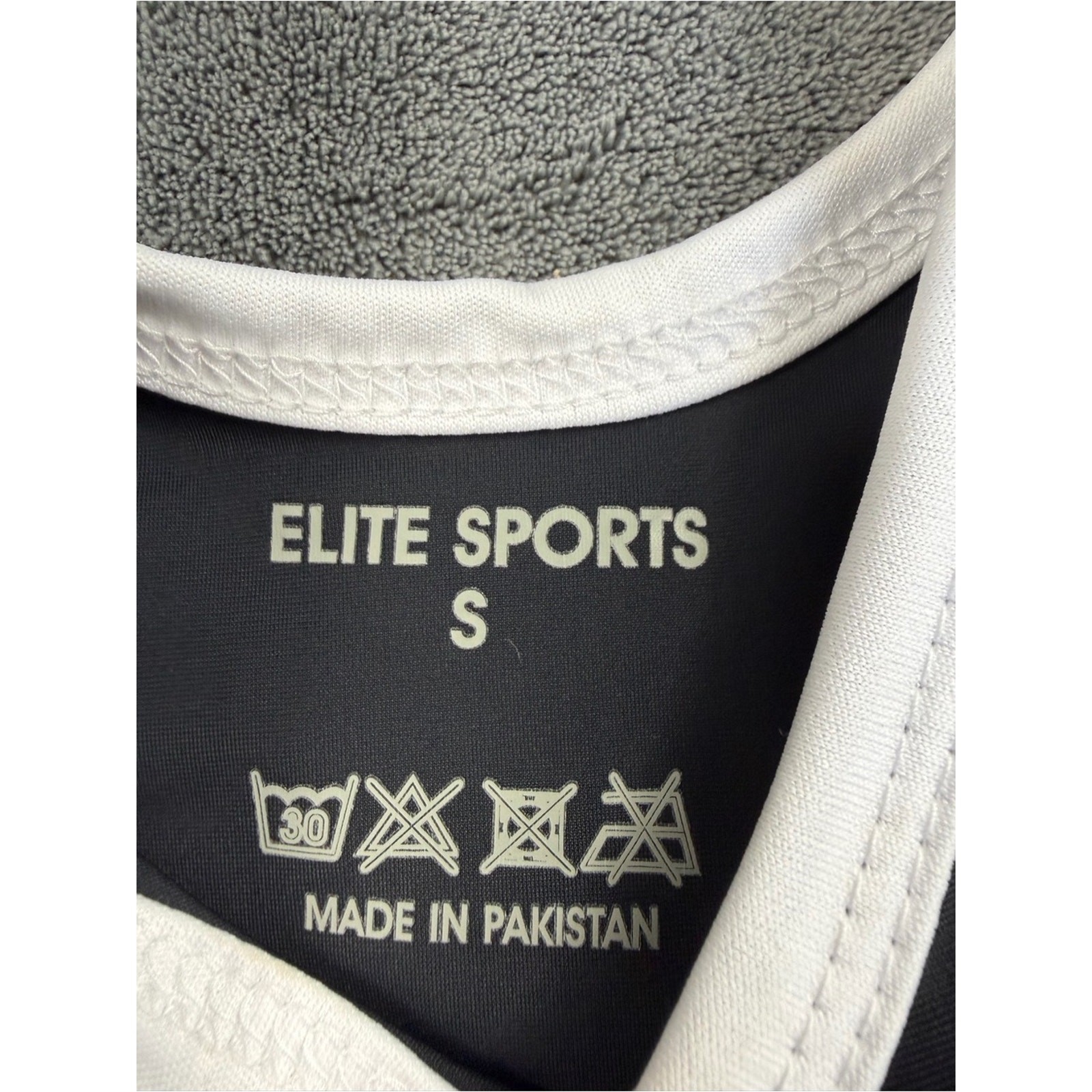 Elite Sports Black Kids Wresling Singlet with White Trim