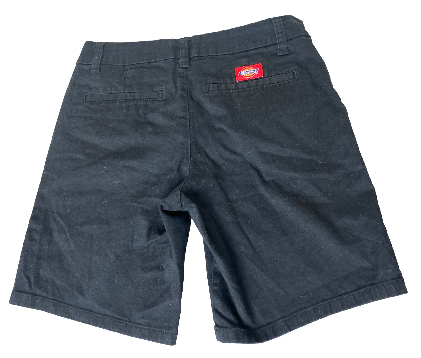 Dickies Front Relaxed Fit Uniform Casual Shorts Black Kids Size 5