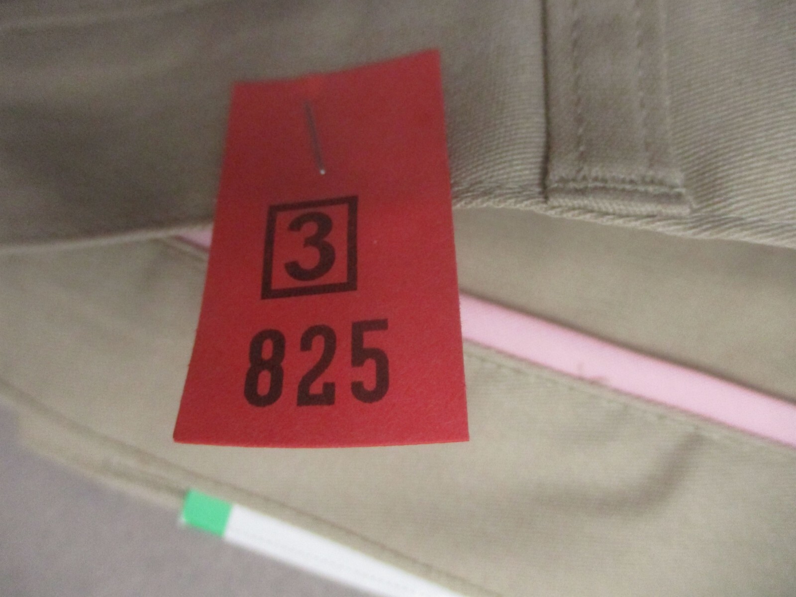 NWT Classroom Uniforms Size 13-14 Boys Beige Cotton Stretch Straight Pants 825