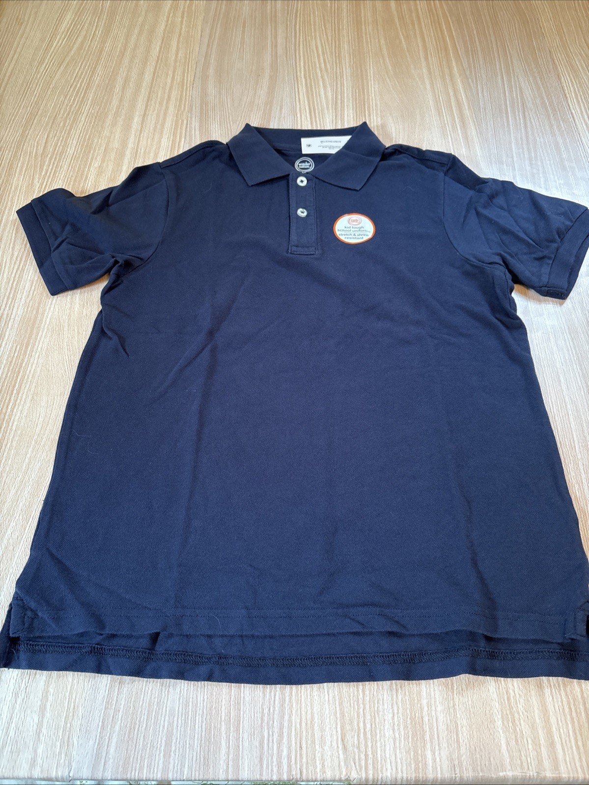 Wonder Nation Boys School Uniform Polo Shirts; Sz L (10-12) Husky LOT OF 2 NWT