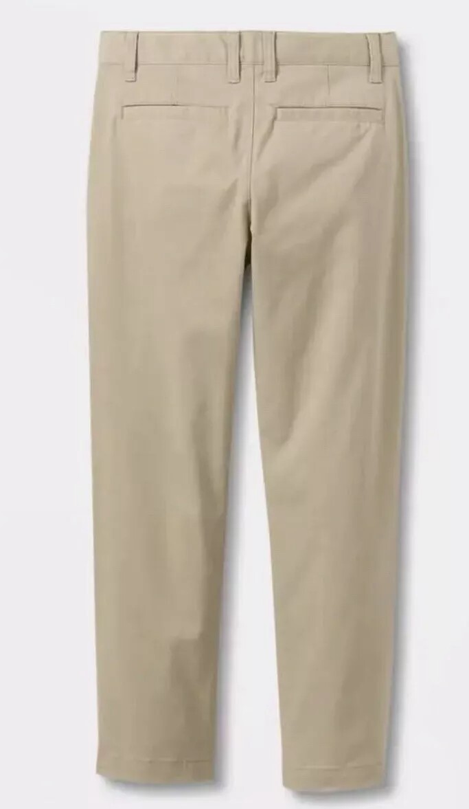 Boys Cat & Jack Vintage Khaki School Uniform Pant Husky 8 New