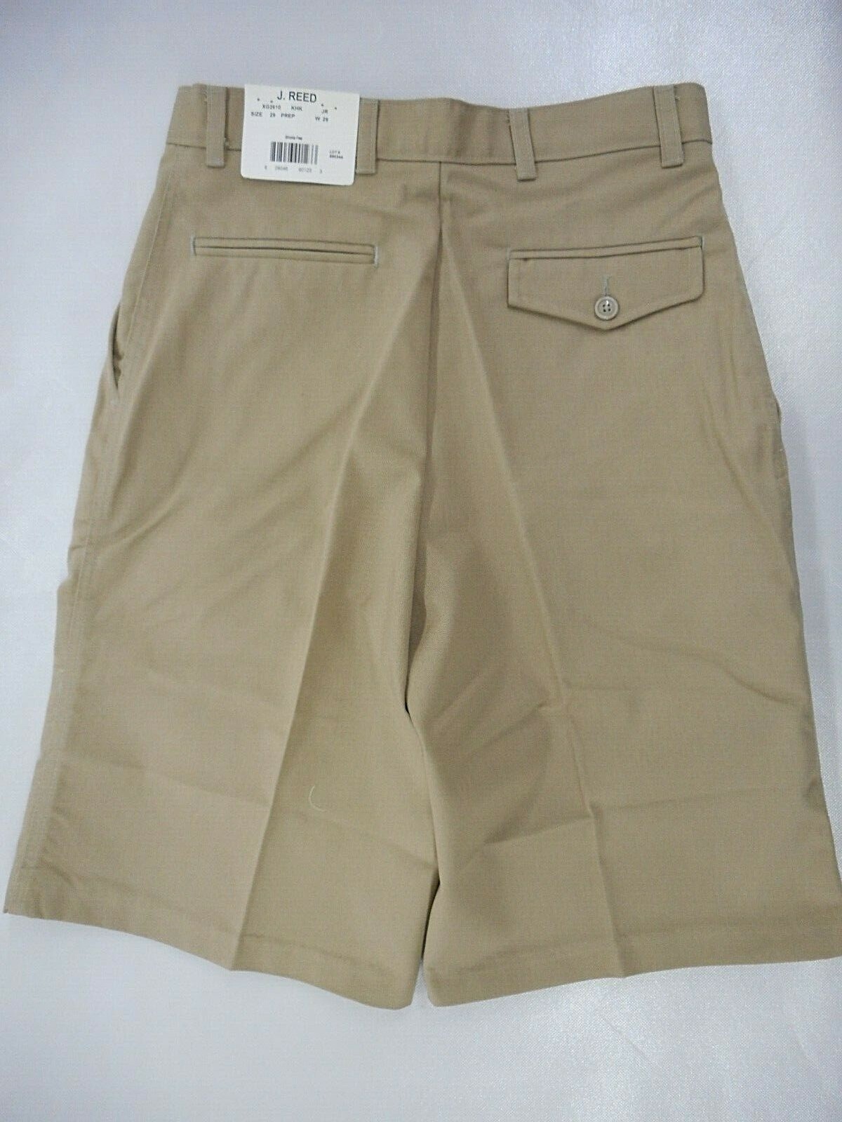 Boys J.Reed Khaki Uniform Shorts Sizes 29in. Waist, 33in. Waist & 36in. Waist