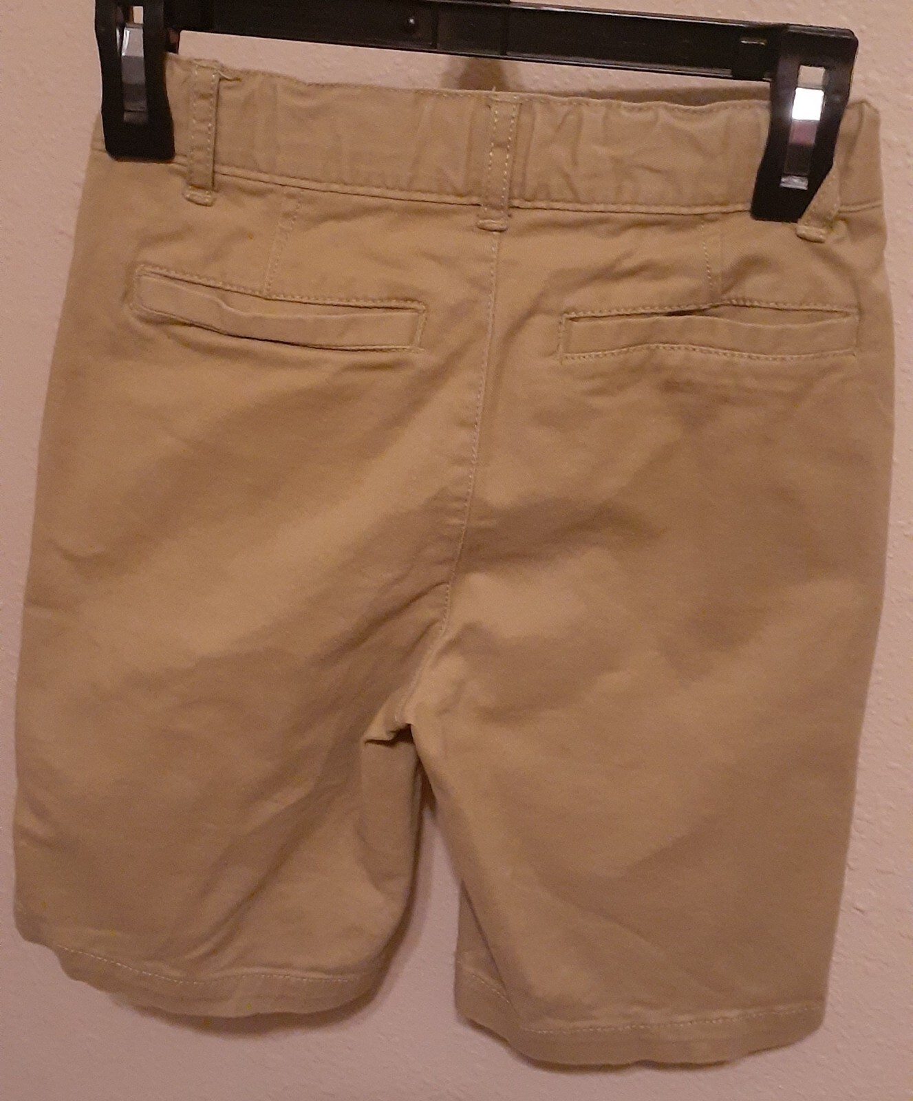L@@K – Boys Khaki Children’s Place School Uniform Shorts Sz 7 Slim Adj waist
