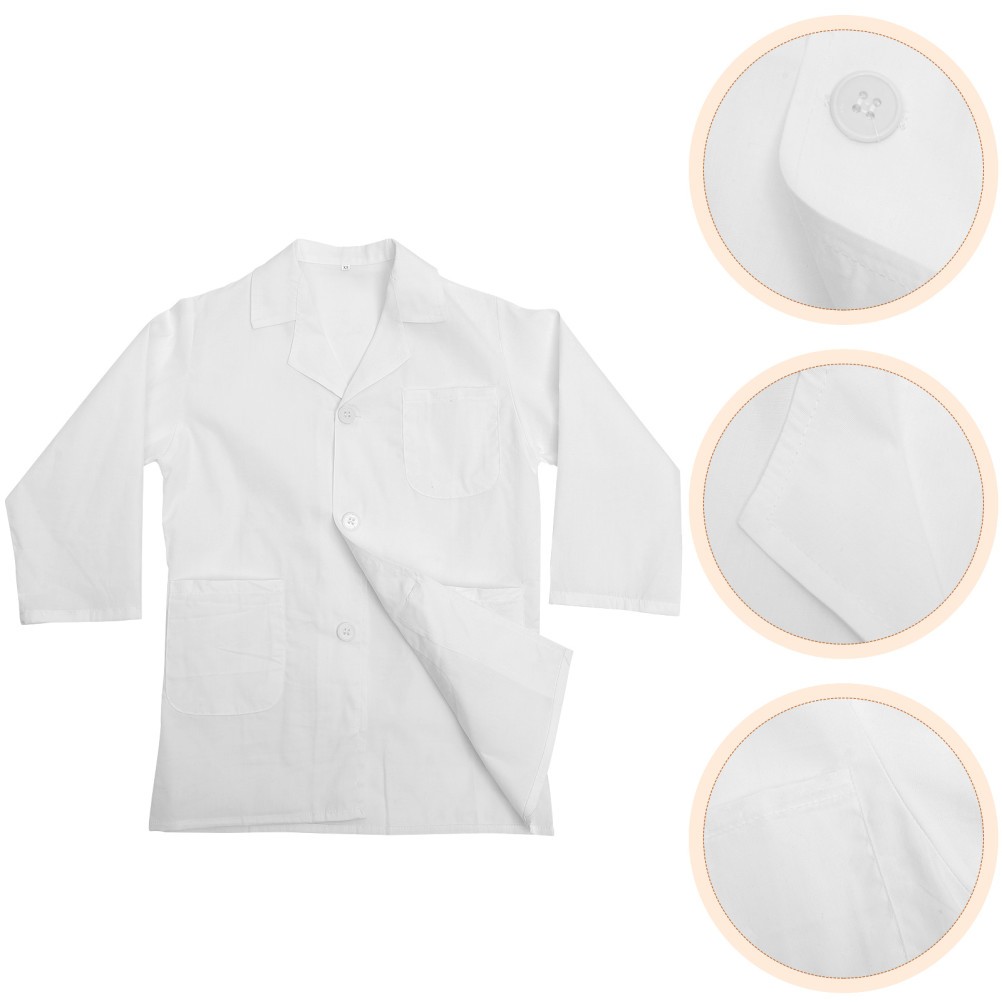 Doctor’s Suit Children Costume Scientist Toddler Doctors Coat Kids