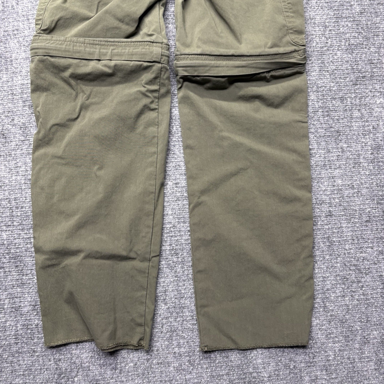 Boy Scouts Of America Cargo Pants Youth 8 Green Switchback Convertible Unhemmed