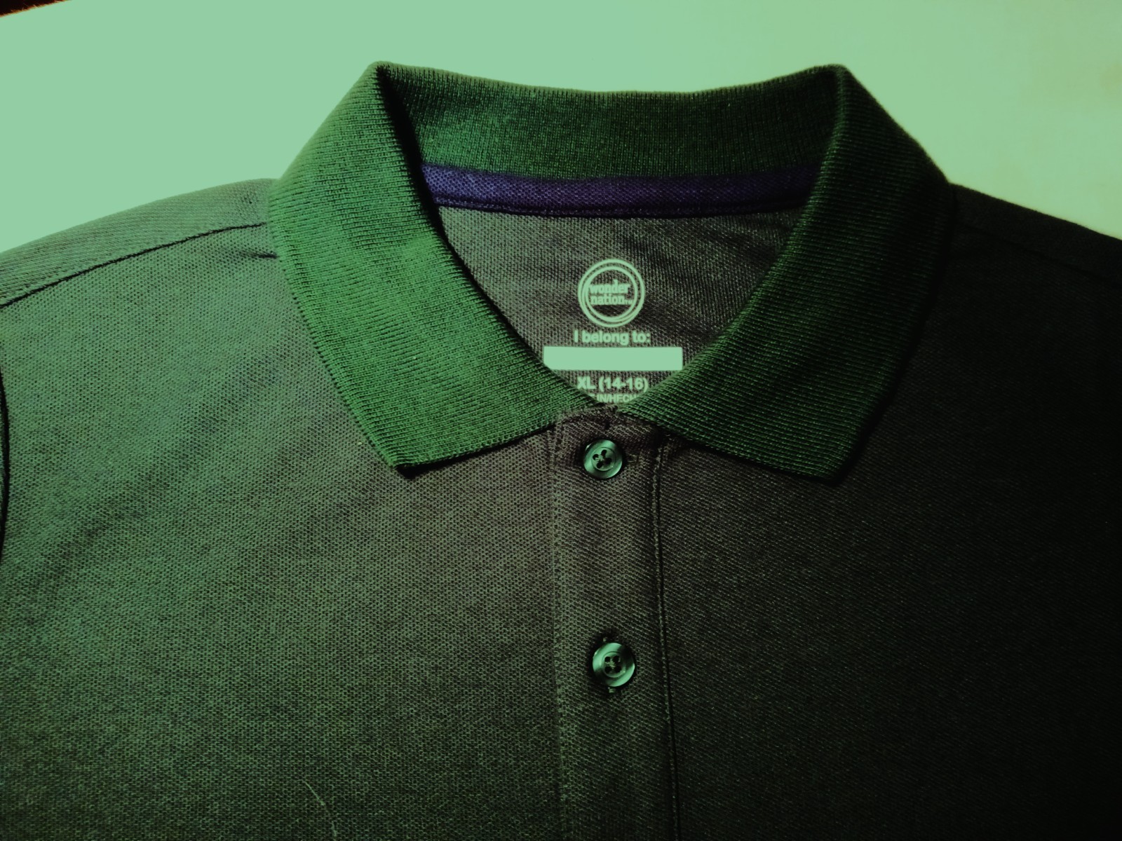 NBW 4 Wonder Nation Polo Shirts-Blue, Forest Green & Red-Boy’s Size 14/16