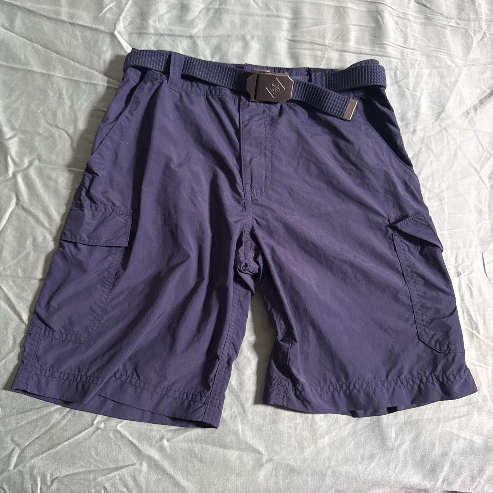 Boys Scouts Of America Cargo Shorts Youth S (6/7) Blue with Belt Uniform