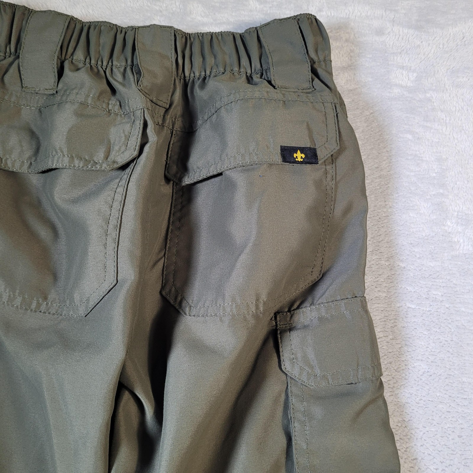 Boy Scouts Of America Pants Youth S Green Uniform Switchbacks Cargo Unhemmed