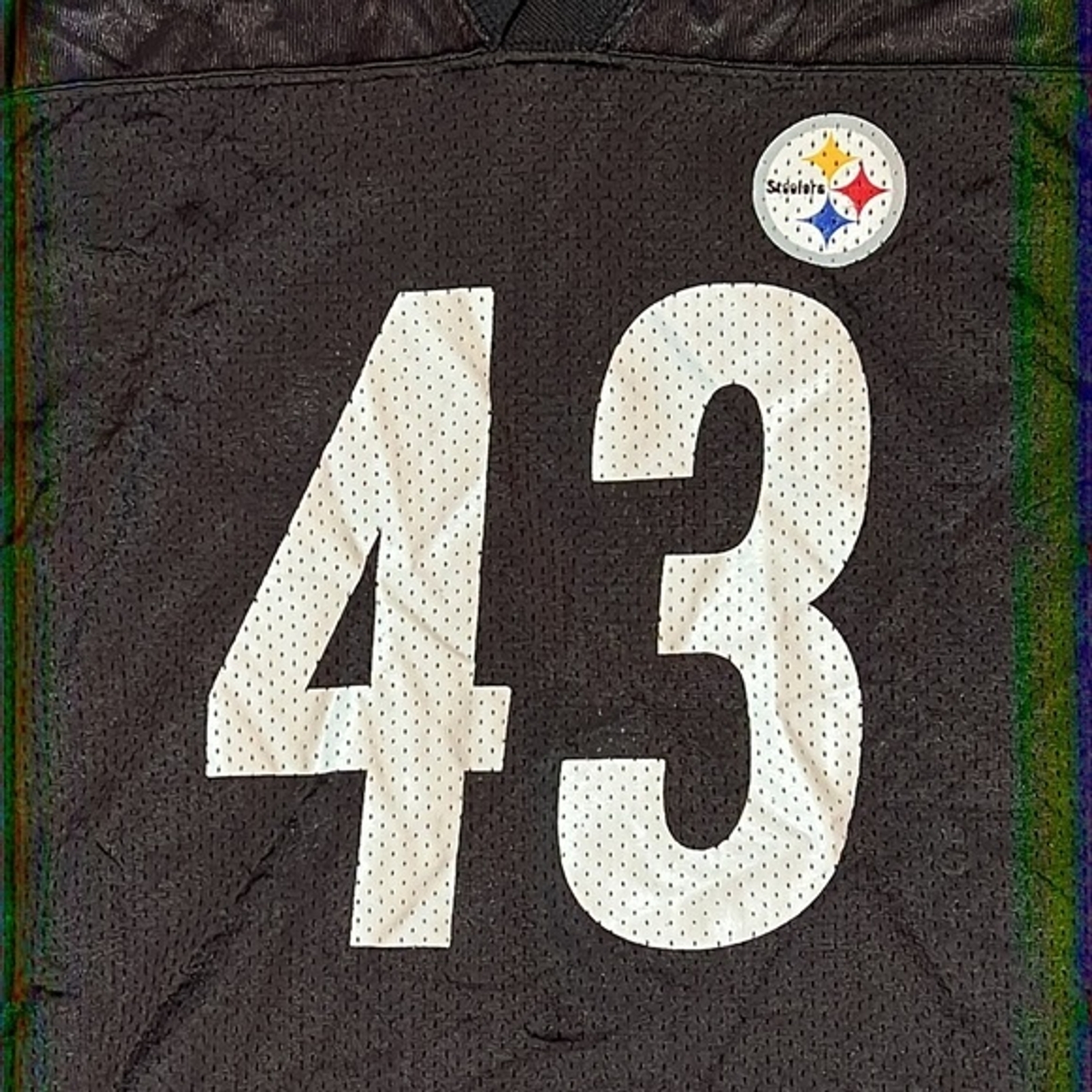 NFL Pittsburgh Steelers Football Jersey #43 Troy Polamalu Size: M (Boy)