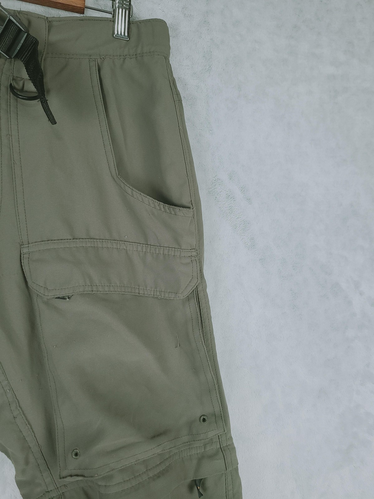 Boy Scouts Of America Pants Boys Small Green Uniform Switchbacks Zip Off Legs