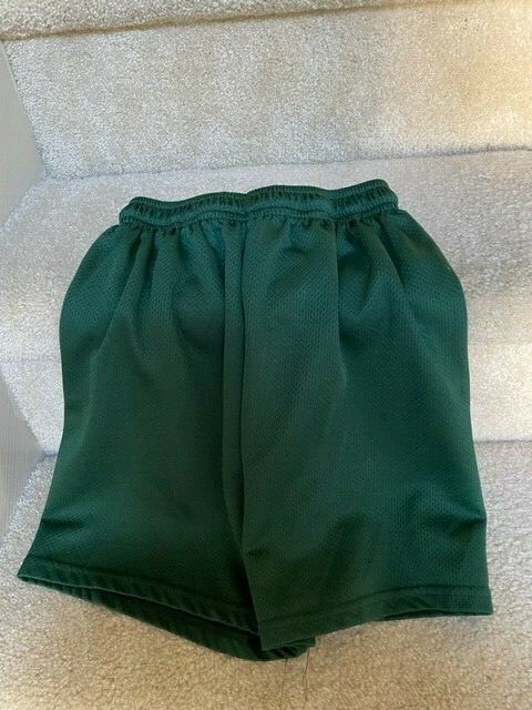 Flynn & O’Hara Shorts Youth Medium M Green Drawstring Elastic Band GYM uniform