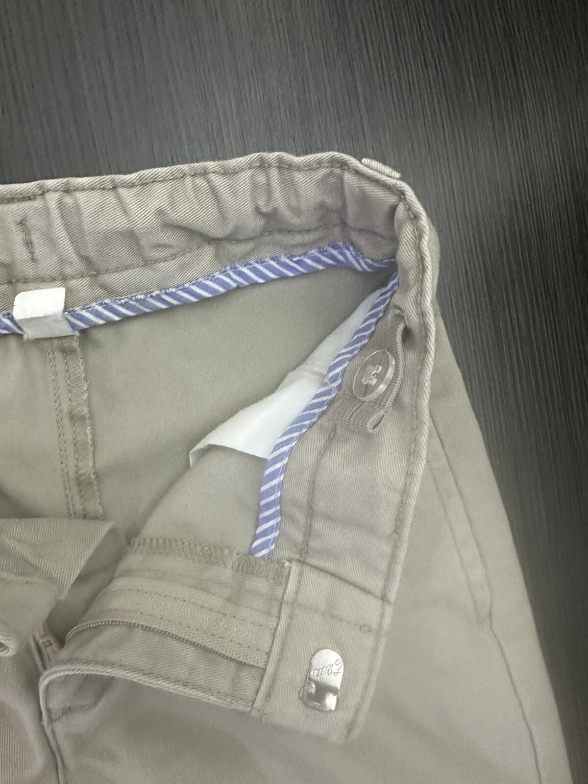 CHAPS Boys Khaki Shorts School Uniform Flat Front Size 5