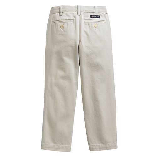 Chaps Boys Size 16 Cotton Chino Pants Approved Schoolwear Blue NWT