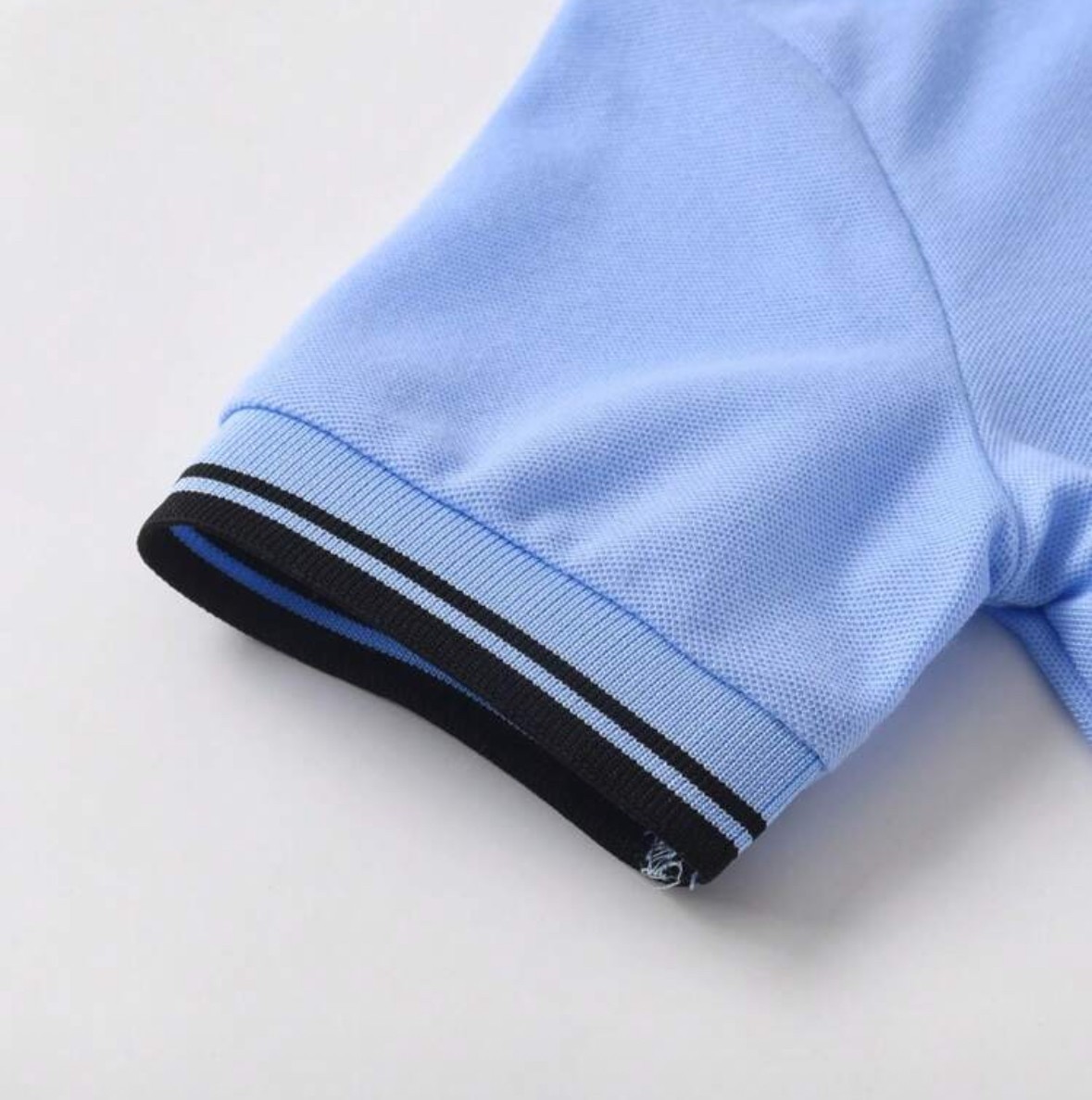 New Toddler Boys Summer Blue Short Sleeve Polo Shirt Size 1-2Y