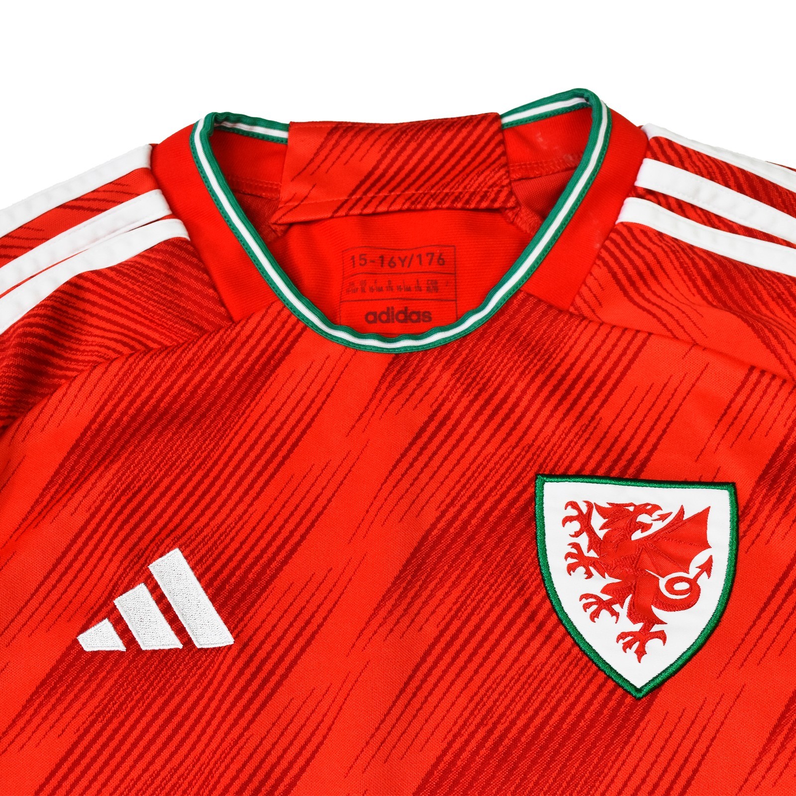 Adidas Wales Home Football Shirt Youth 15-16 Years Red Aeroready Soccer Jersey