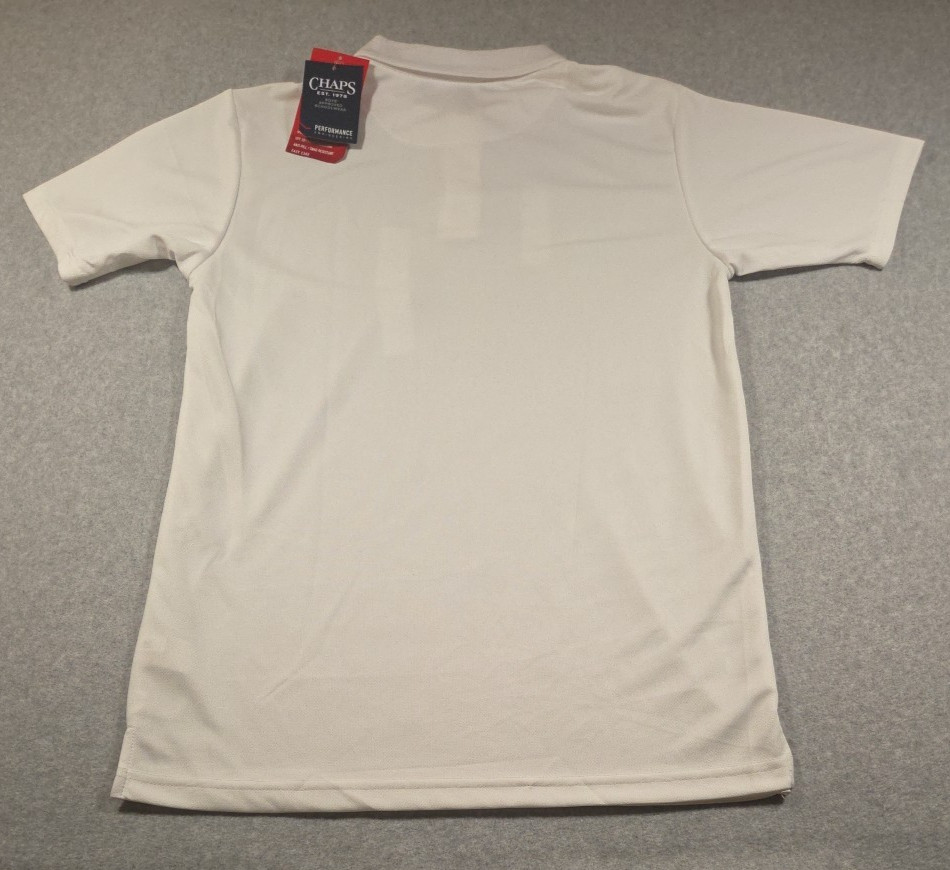 Chaps Boys’ Performance Short Sleeve Shirt XL (18/20) White – Lot of 2
