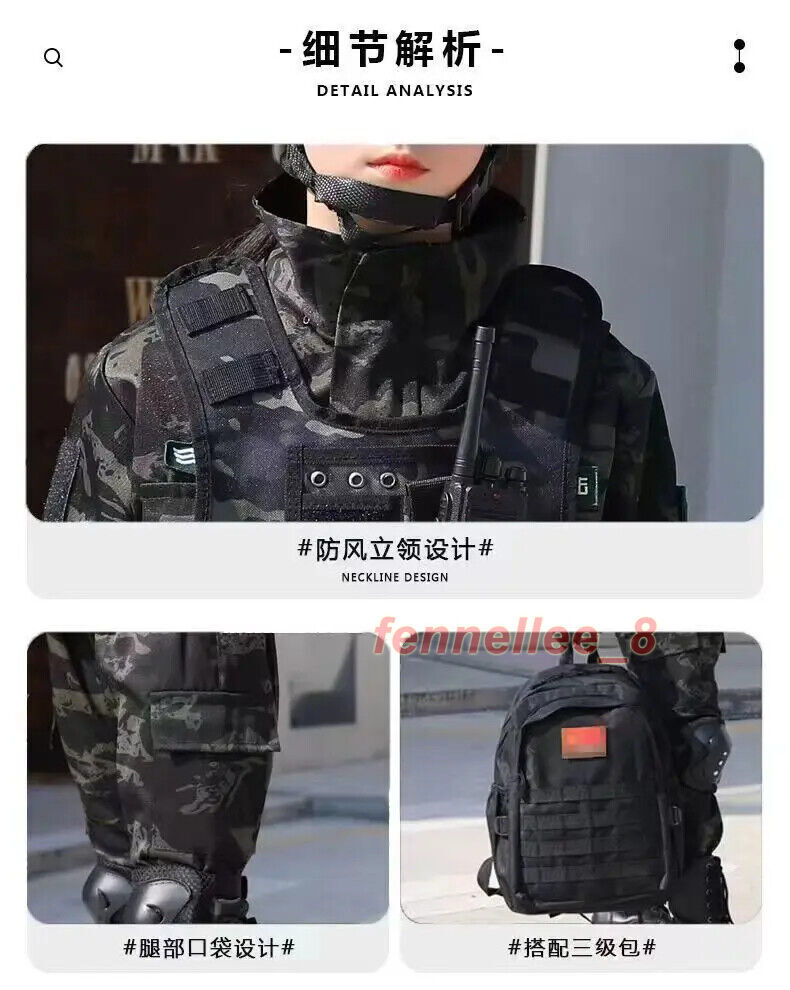 New Children’s Special Forces Combat Uniform, New Camouflage Training Suits