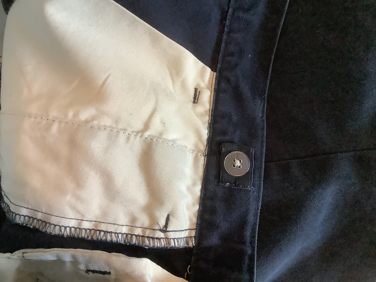 Nautica Boys School Uniform sz 10 regular Navy Blue Shorts Adjustable Waist