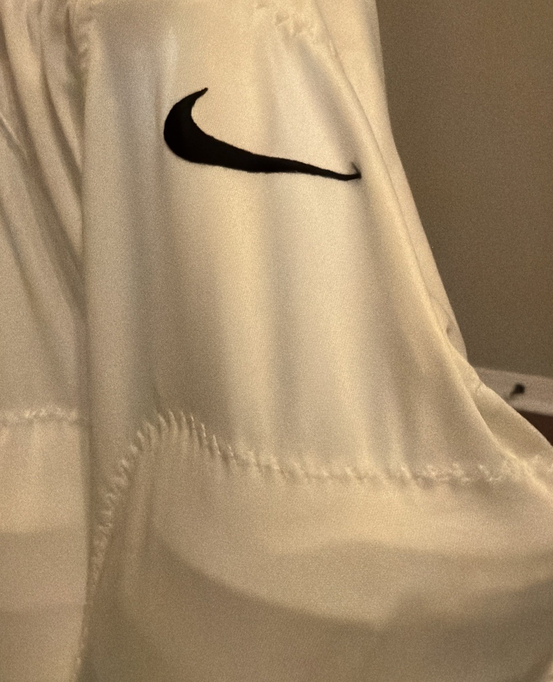 Nike Integrated Football Pad Pants Boys Small, White Dri-FIT. Preowned