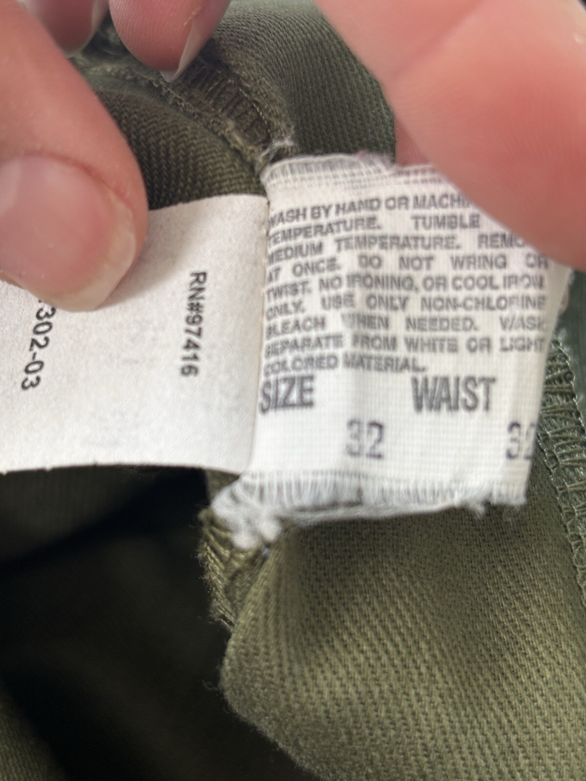 Boy Scouts Pants Youth 32×32 Green Official Uniform Twill Cargo 27×33.5*
