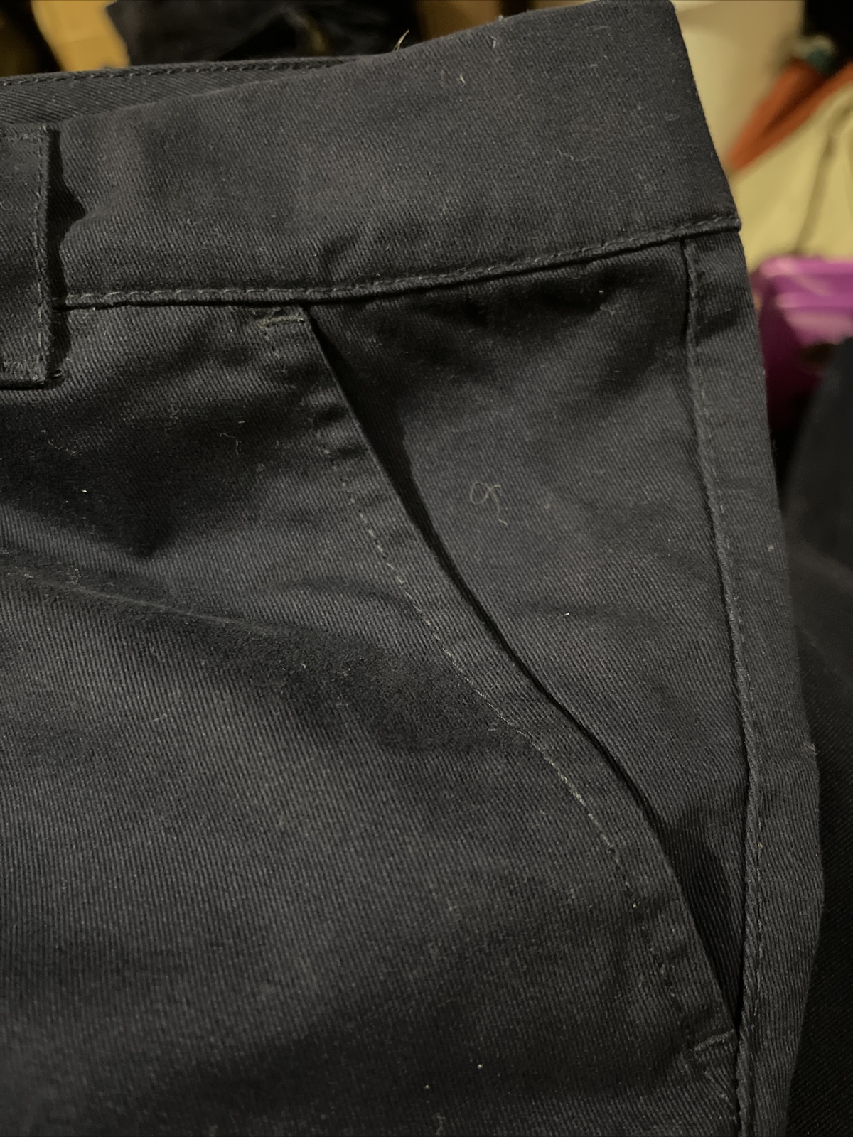 NEW CHEROKEE UNIFORM ADJUSTABLE WAIST NAVY PANTS Girls Target SIZE 10+ Plus