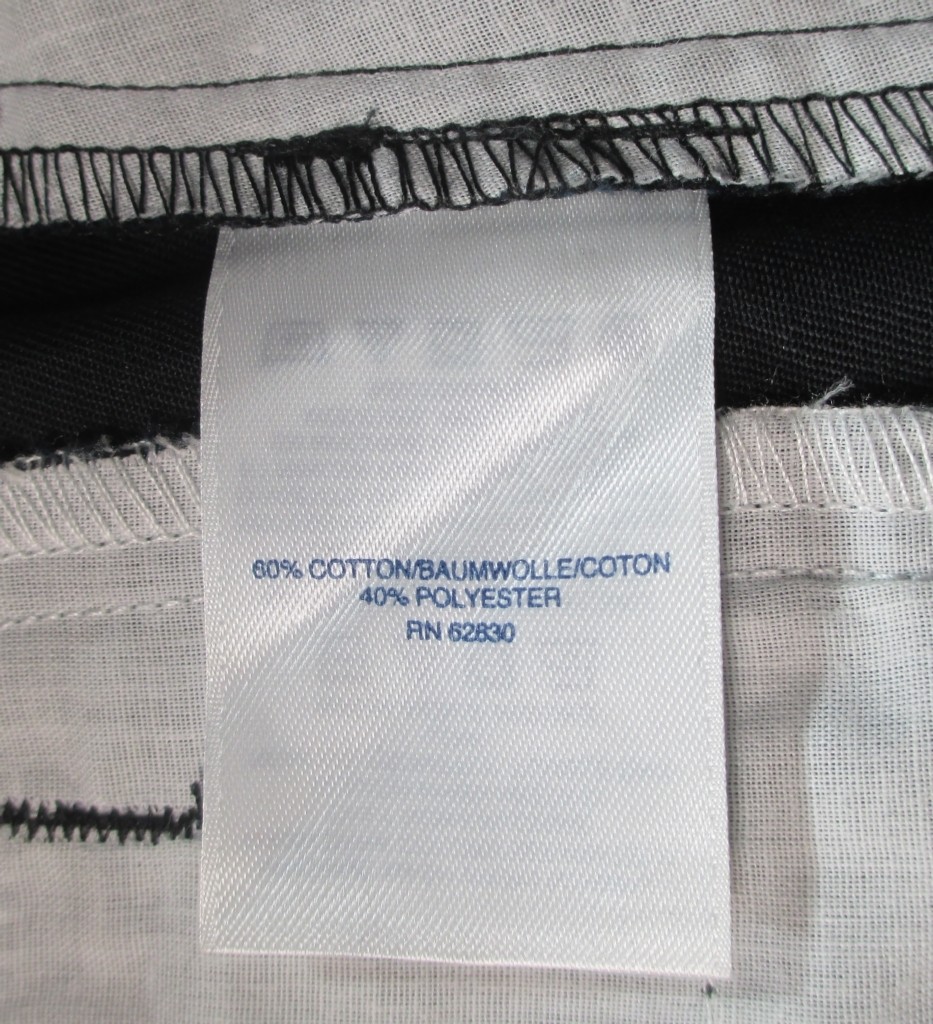 LANDS END Black Plain Front School Uniforms Chino Pants Boys 16 Inseam 28″ NEW