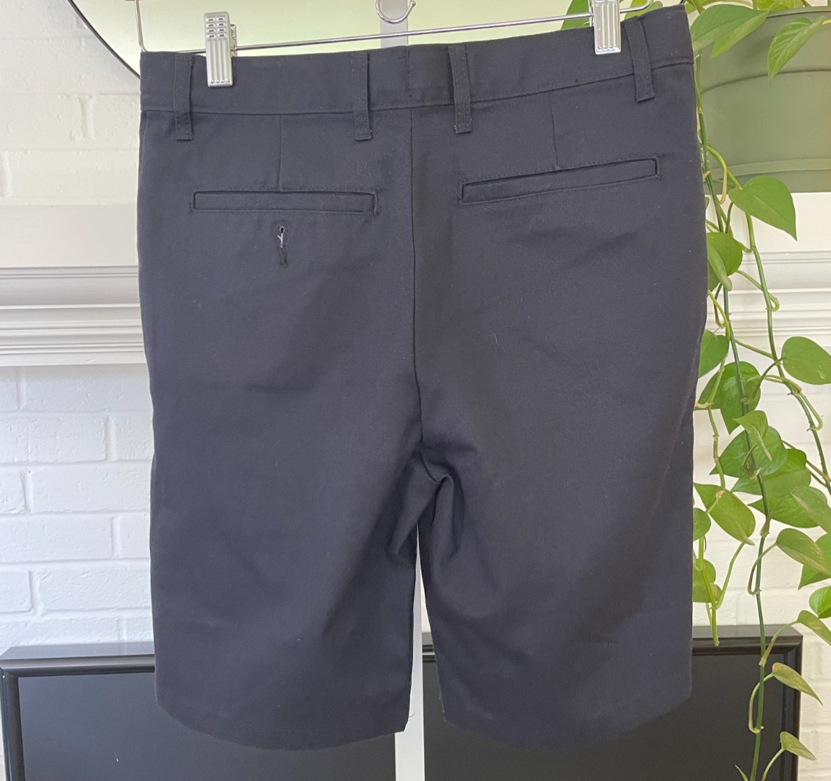 Lot of 3 NEW A+ School Apparel Navy Blue Uniform Shorts Modern Fit Size 16 NWOT