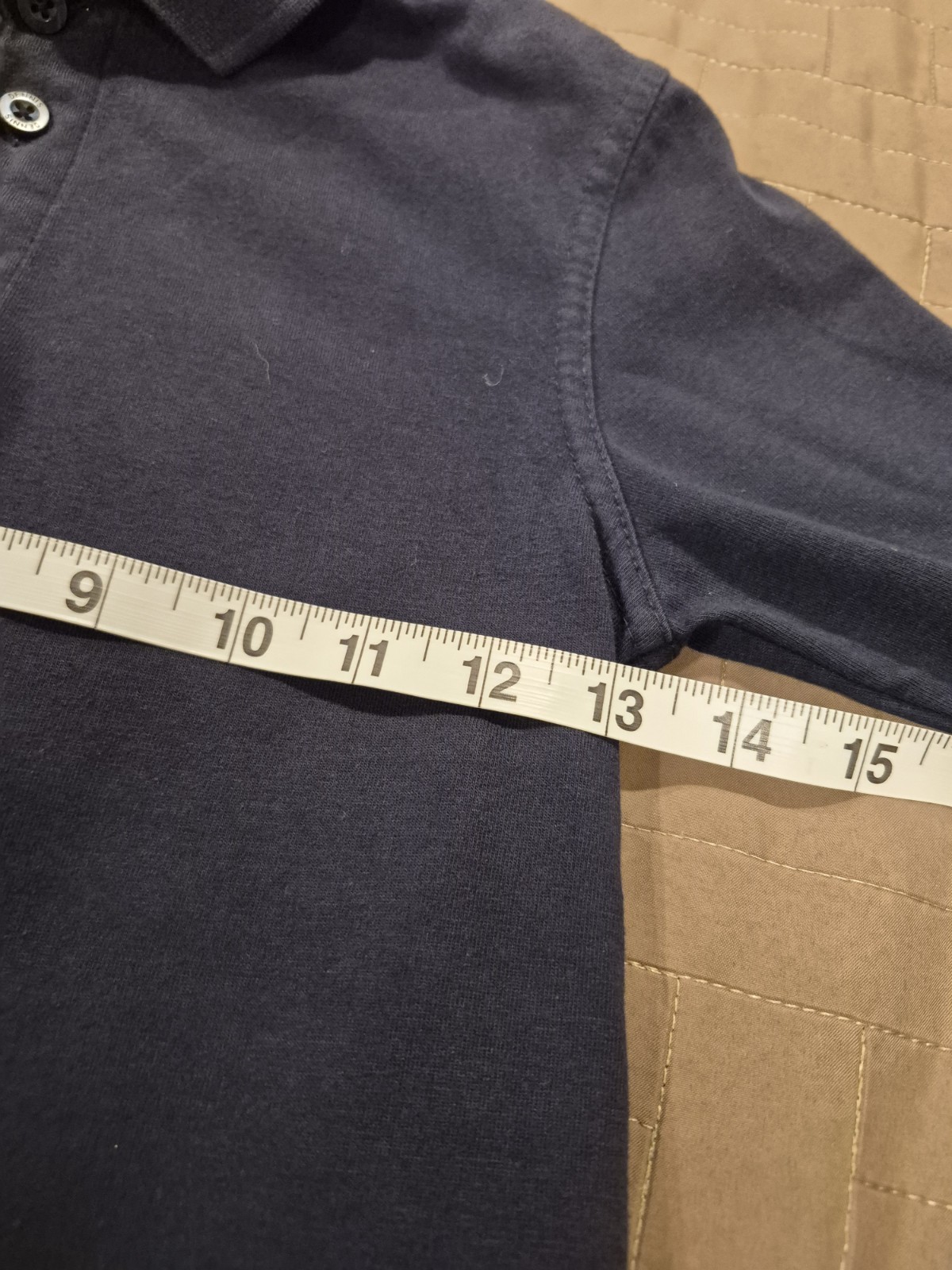 Dennis Uniform Youth Long Sleeve Polo Shirt Navy Blue YXS 5-6 School Uniform Top
