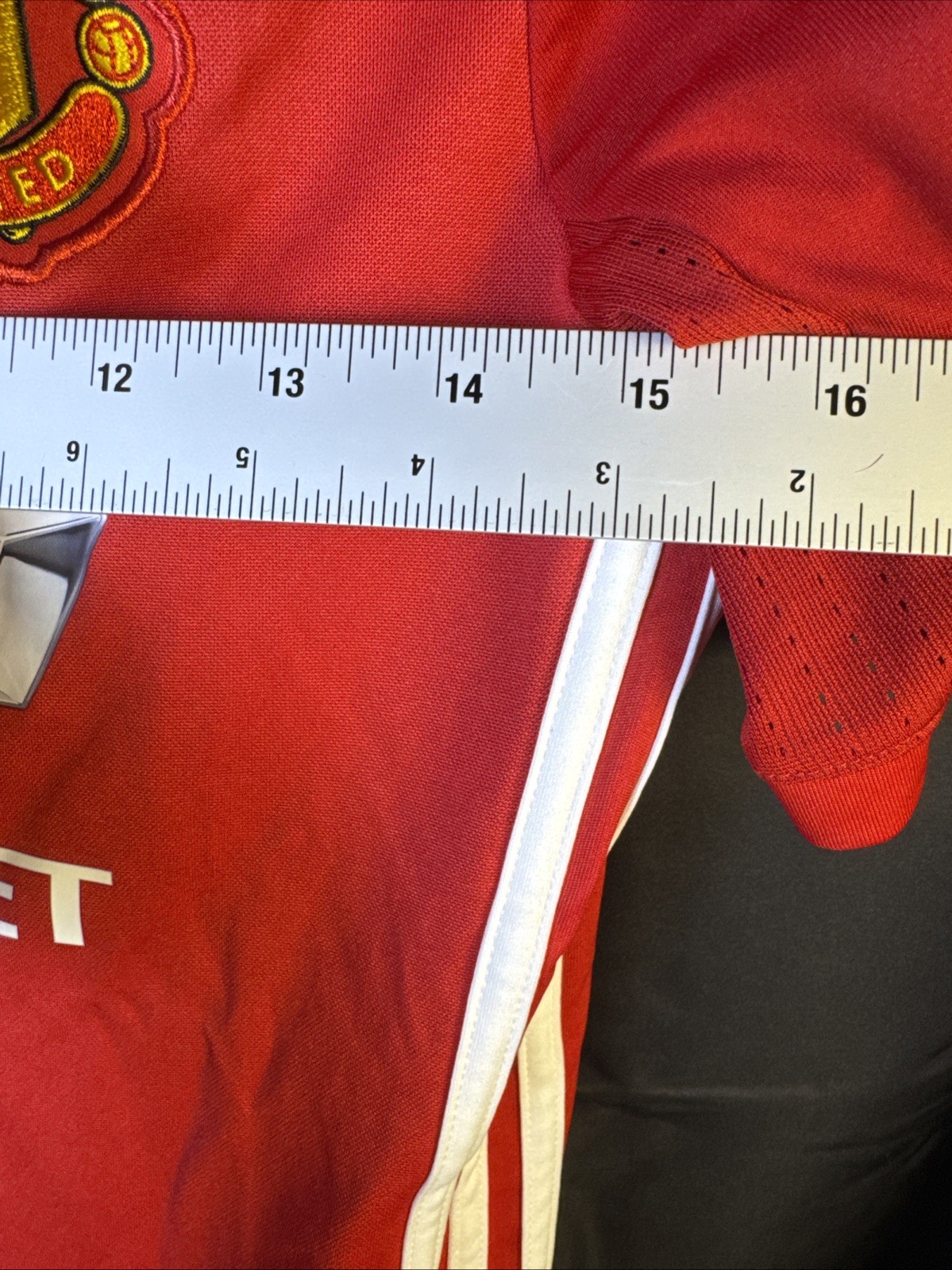 Rashford #19 BNWT Manchester United Medium Home 2016/2017 Jersey Adidas
