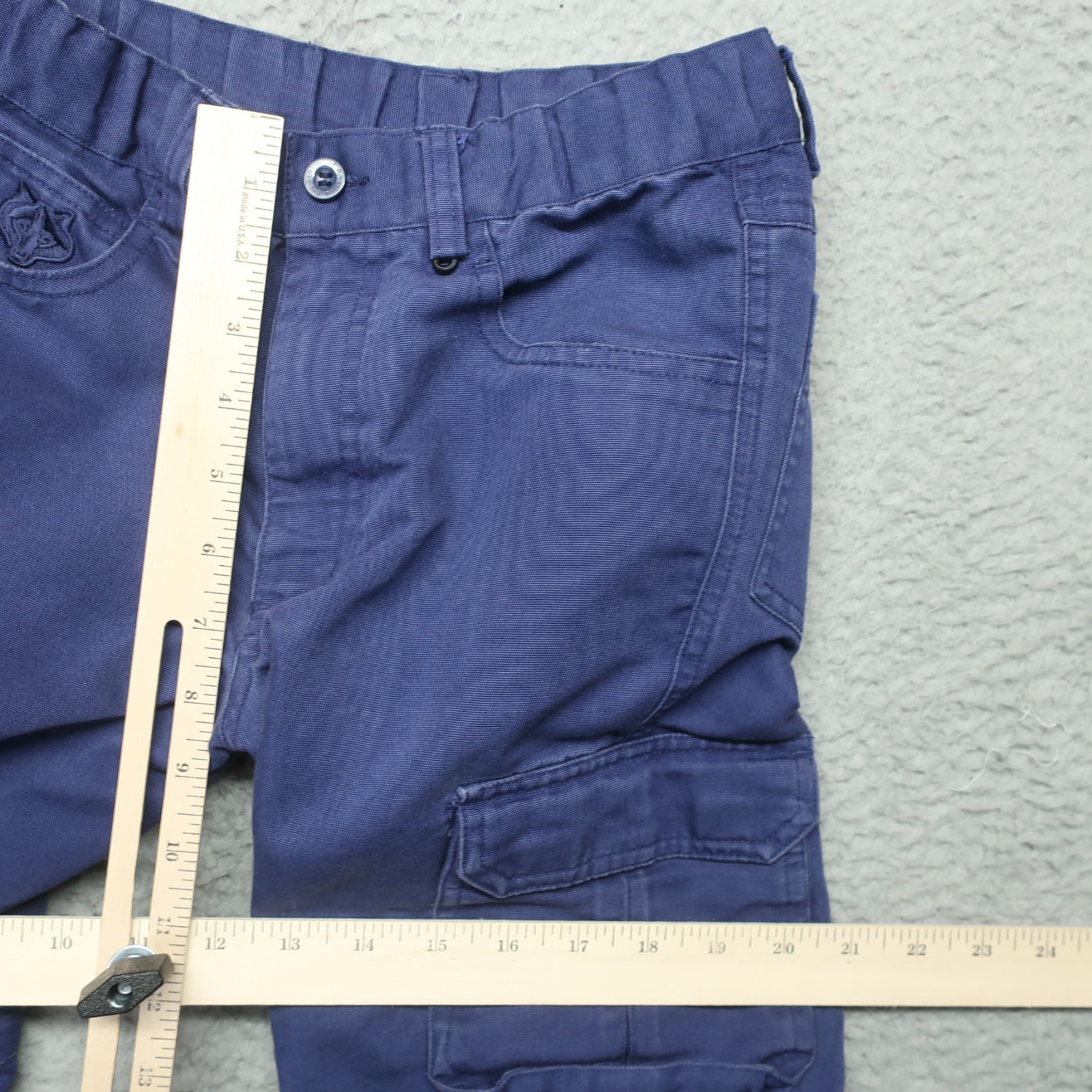 Boy Scouts of America Switchback Uniform Pants Boys 8 Blue Convertible Cargo