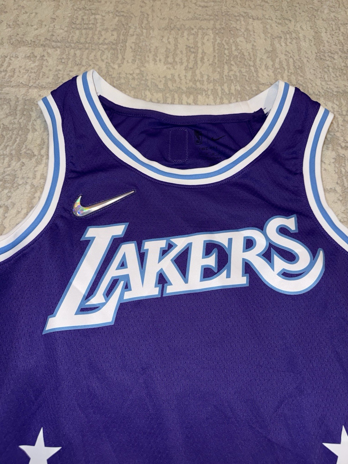 Los Angeles Lakers Nike Swingman City Edition Jersey Size Medium DB4067-504 NBA