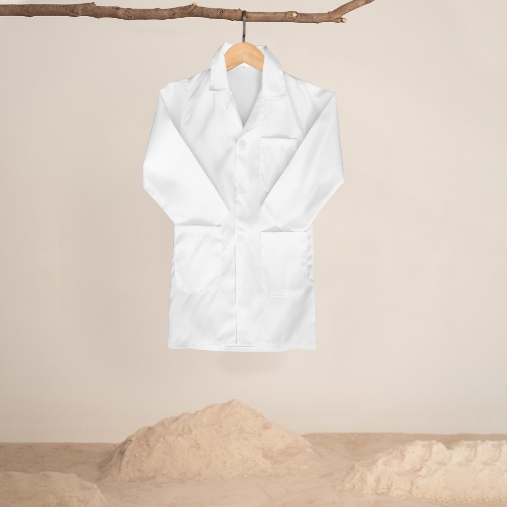 Pretend Play White Coat Girls Halloween Costume Doctor Lab Boys and