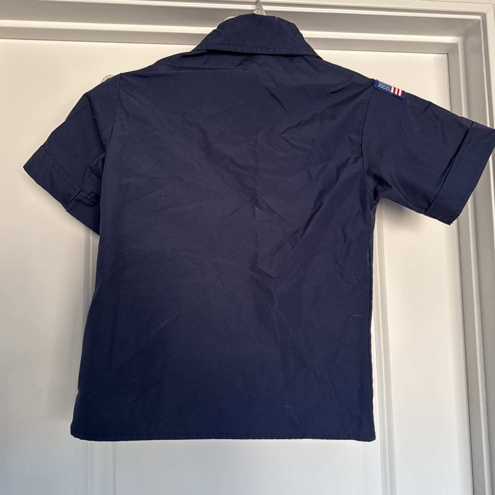 Boy Scouts America Short Sleeve Poplin Shirt BSA Youth Small Capitol Council