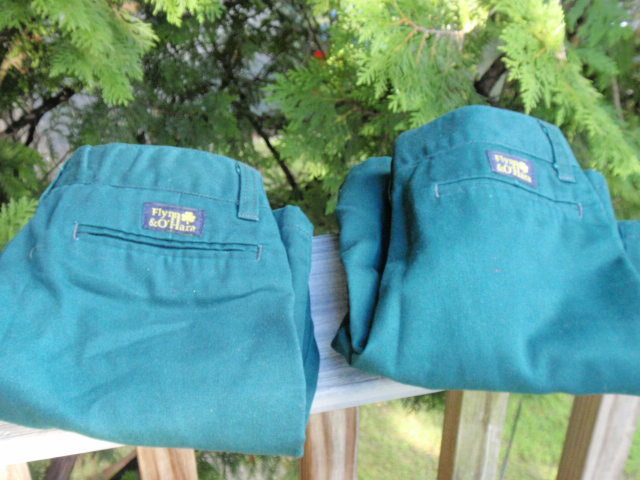 LOT OF 2 FLYNN & O’HARA BOY’S KID’S SCHOOL UNIFORM GREEN SHORTS SIZE 10 REGULAR