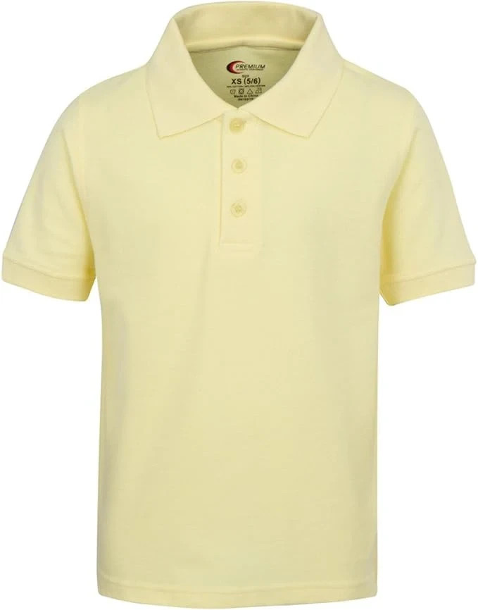 Universal School Uniform Boy’s School uniform -Yellow Polo shirts Sizes 4 to 18