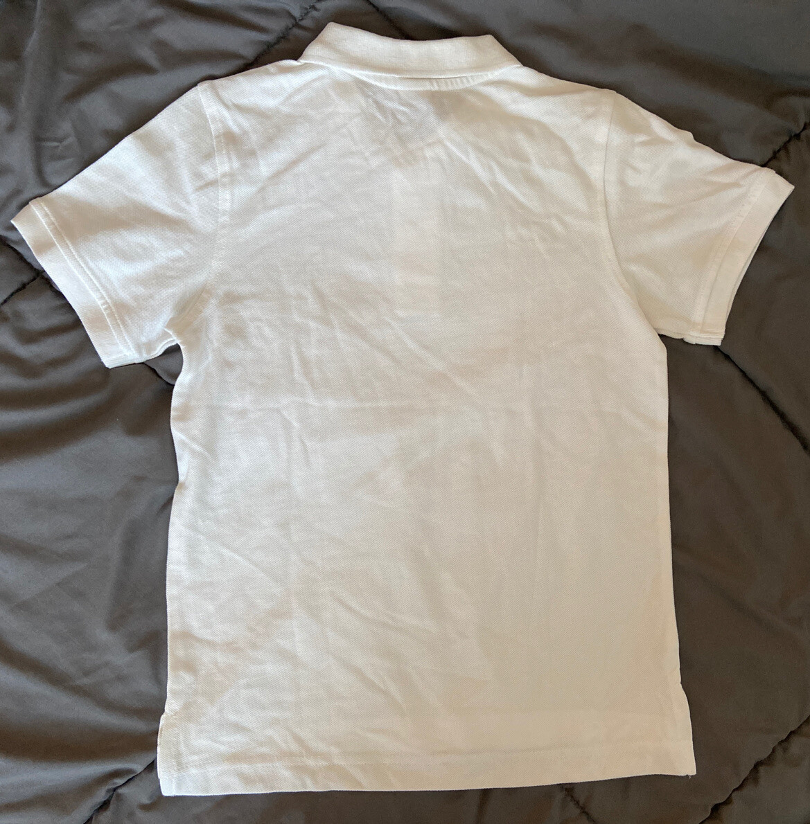 GYMBOREE Boys Uniform Polo Shirt Collared Size 7 NEW NWT White
