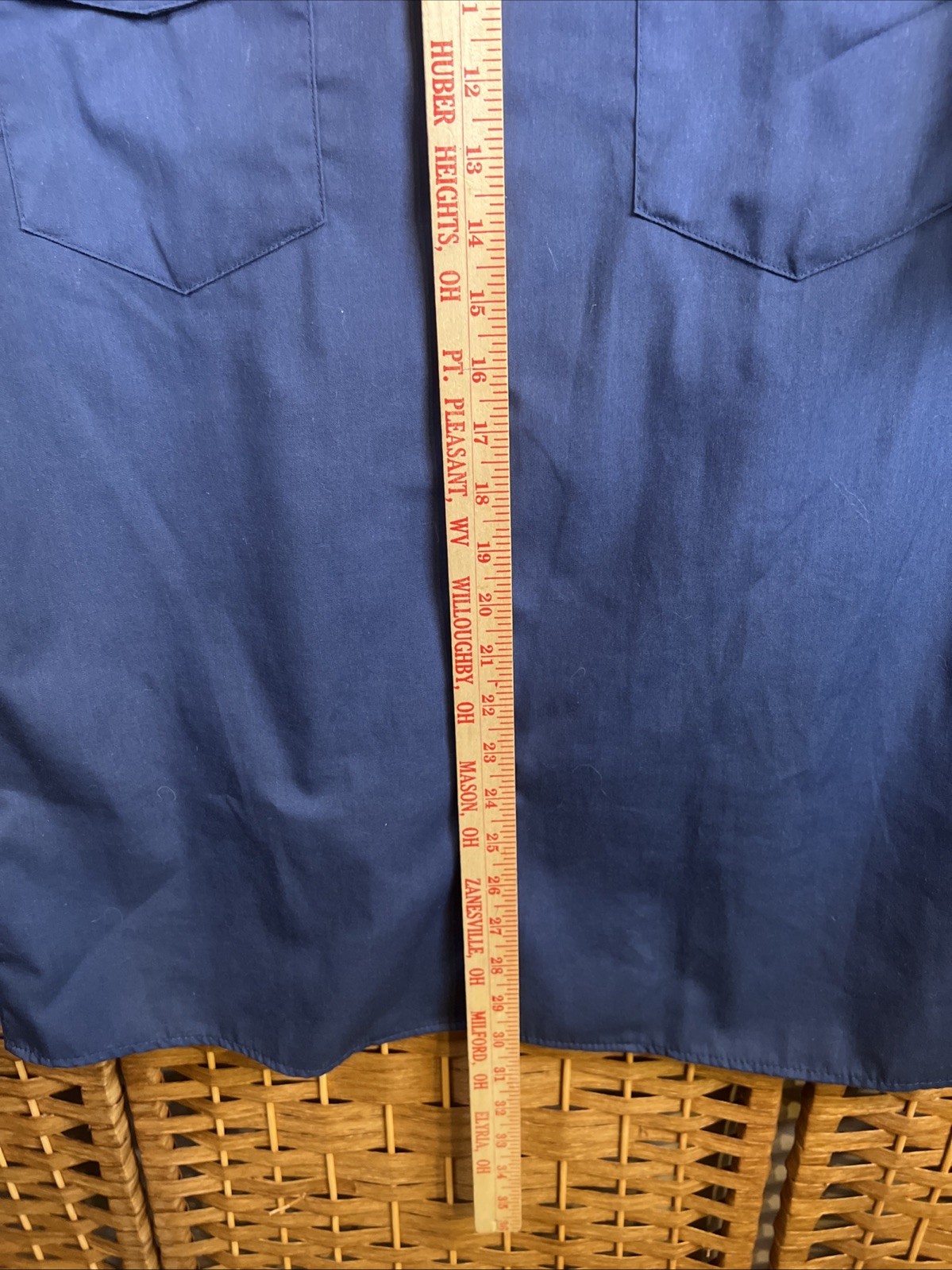 VTG Boy Scouts of America Shirt Youth X Large Blue Uniform Short Sleeve BSA USA