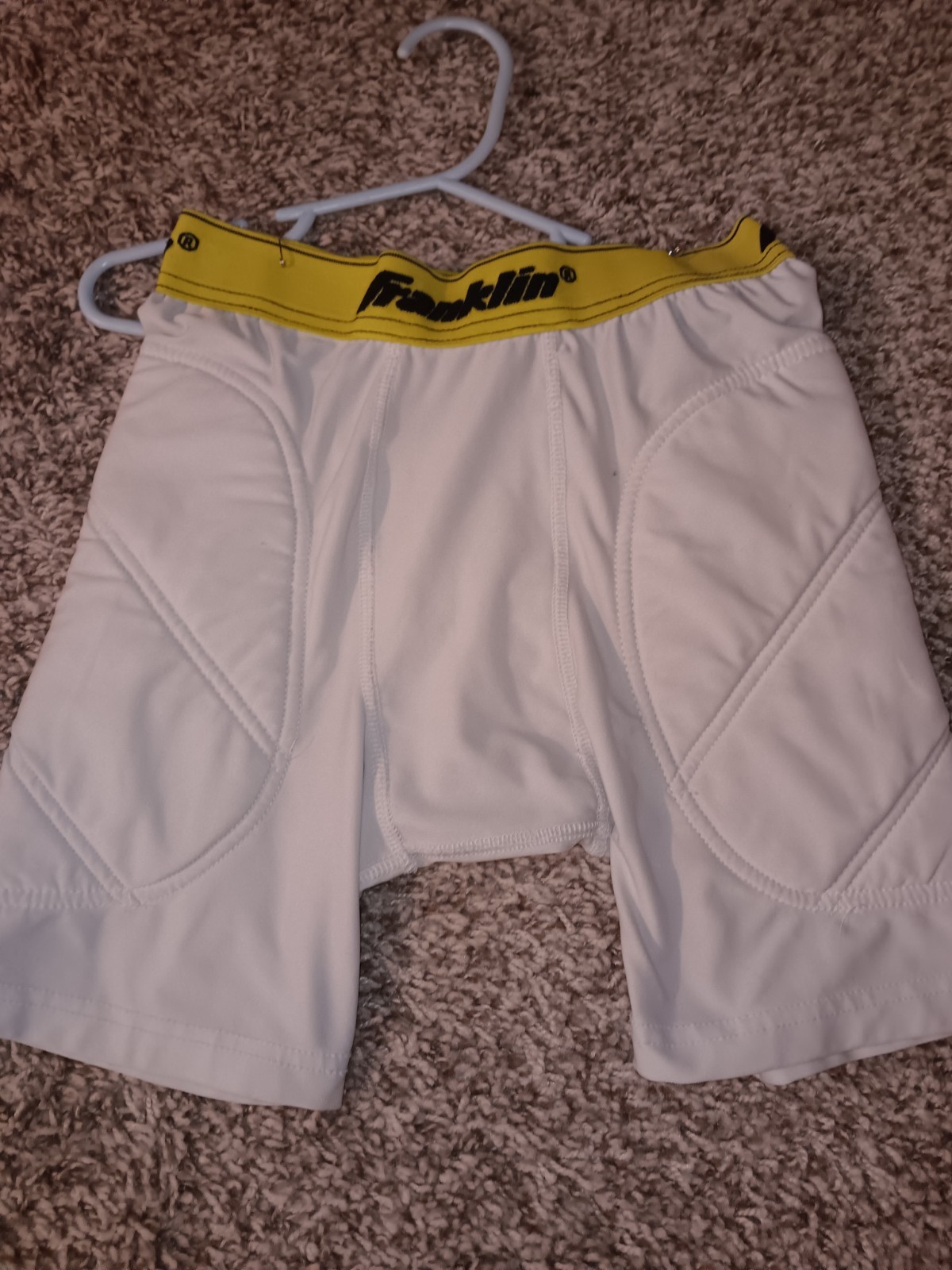 Boys Youth Small (8) Franklin Padded Baseball Sliding Shorts