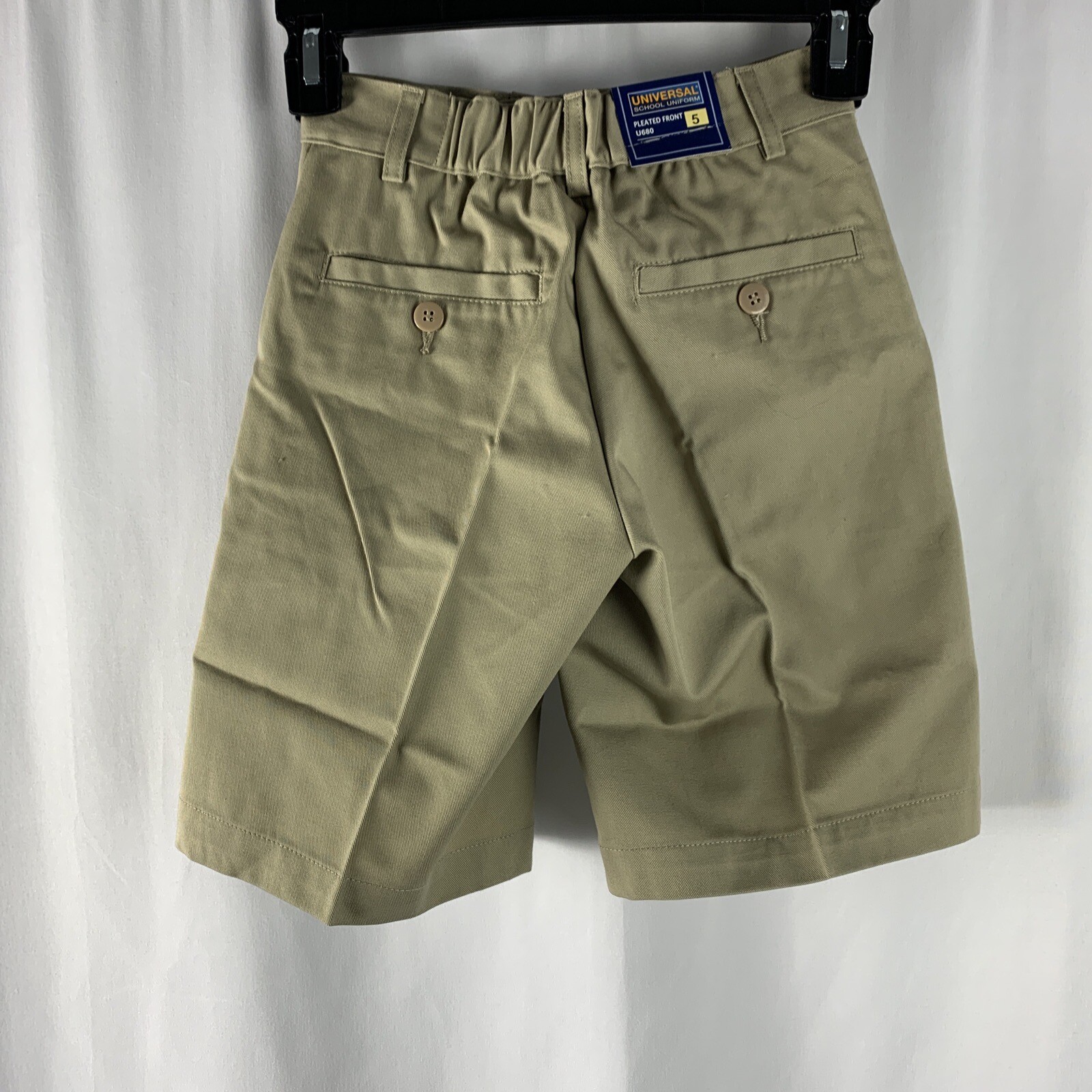 Universal School Uniform Boys Khaki Shorts Size 5