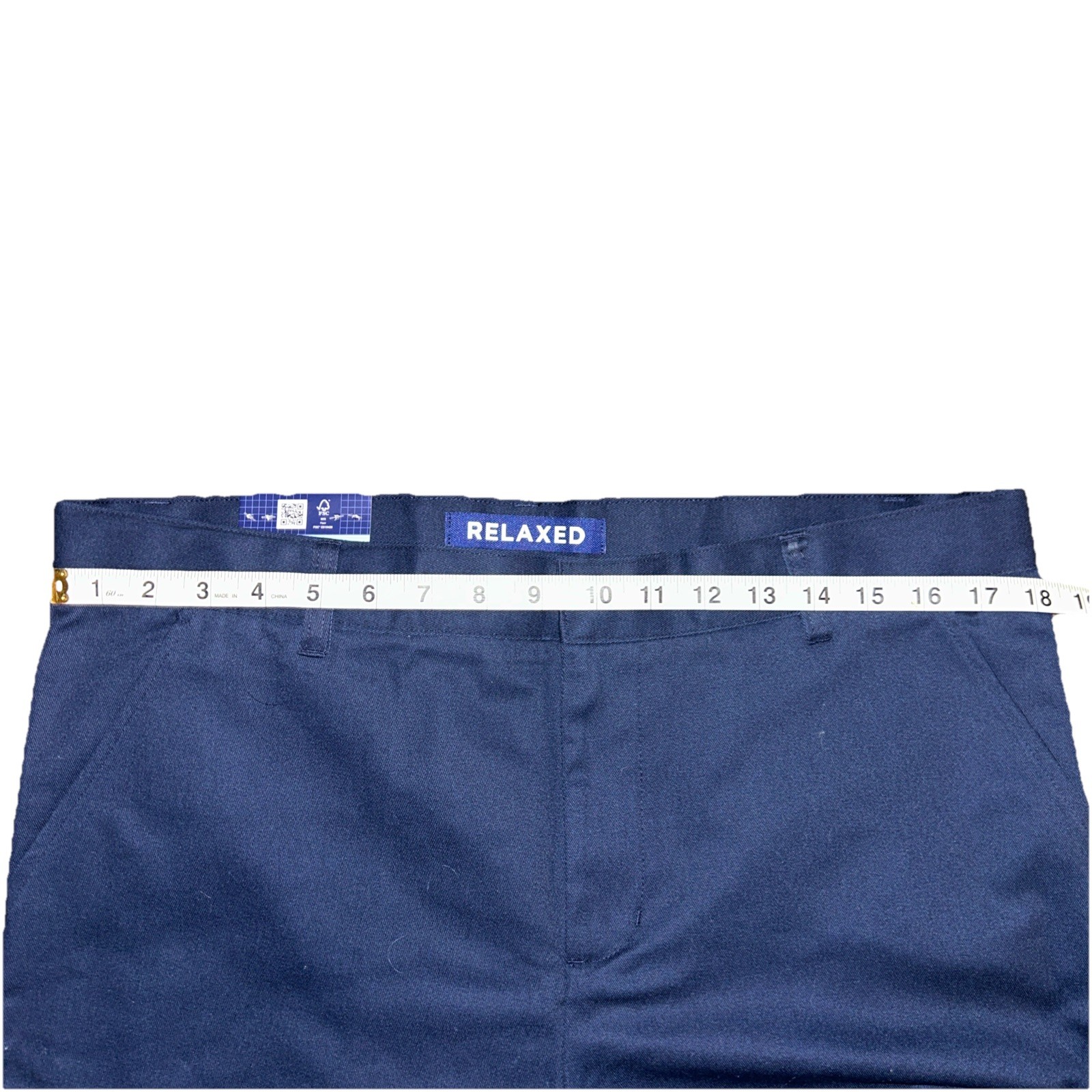 French Toast Navy School Uniform Dress Pant Relaxed Fit Adjustable Boys 20 Husky
