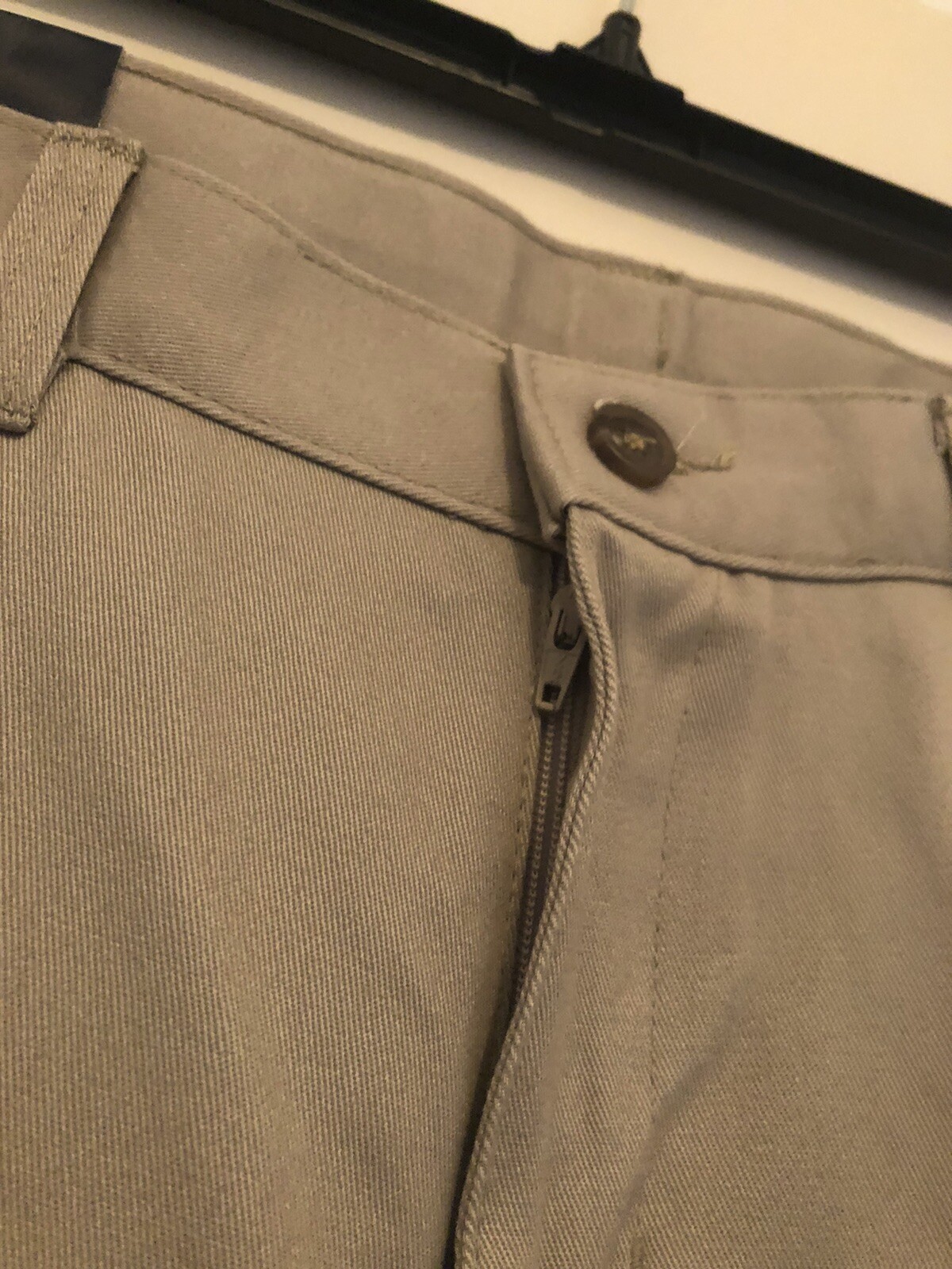 Chaps Boys’ School Approved Performance Khaki Pants Size 18 Reg