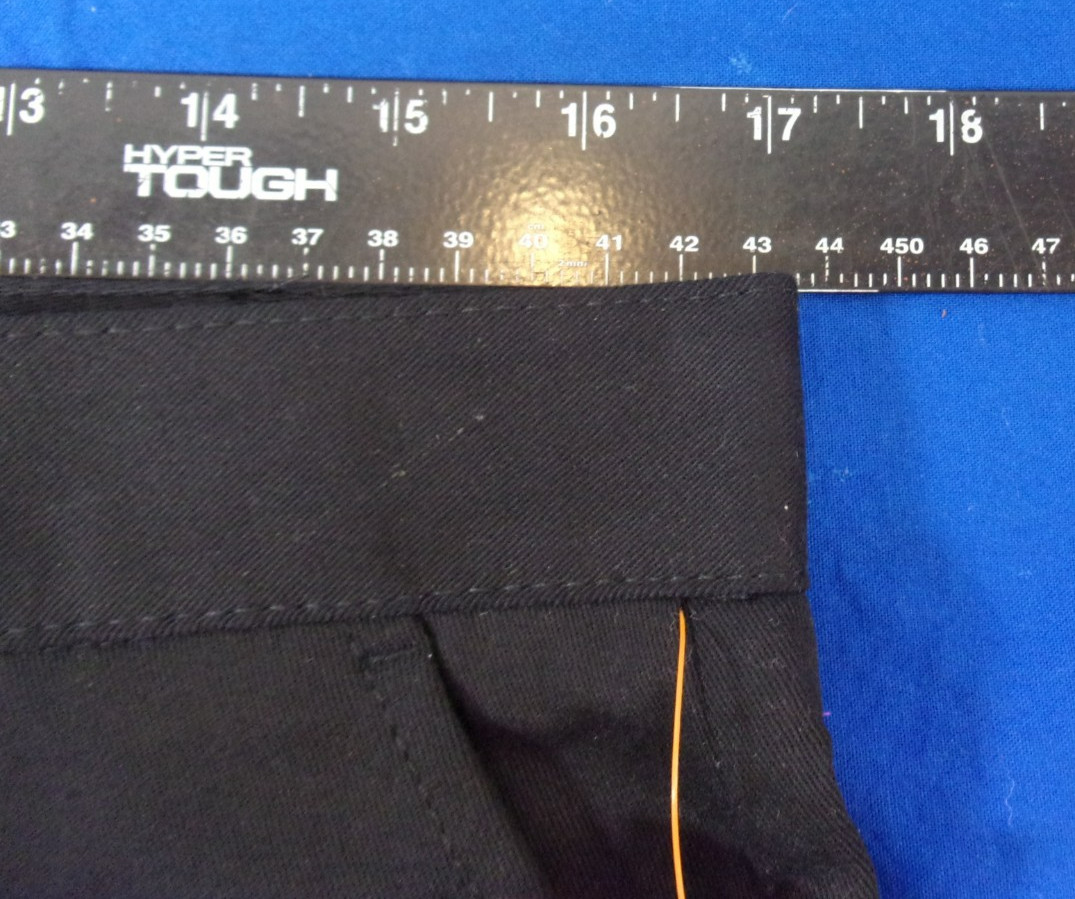 NEW DESIGNER FRENCH TOAST STRAIGHT SCHOOL UNIFORM BLACK PANTS SIZE 20 1/2 PLUS