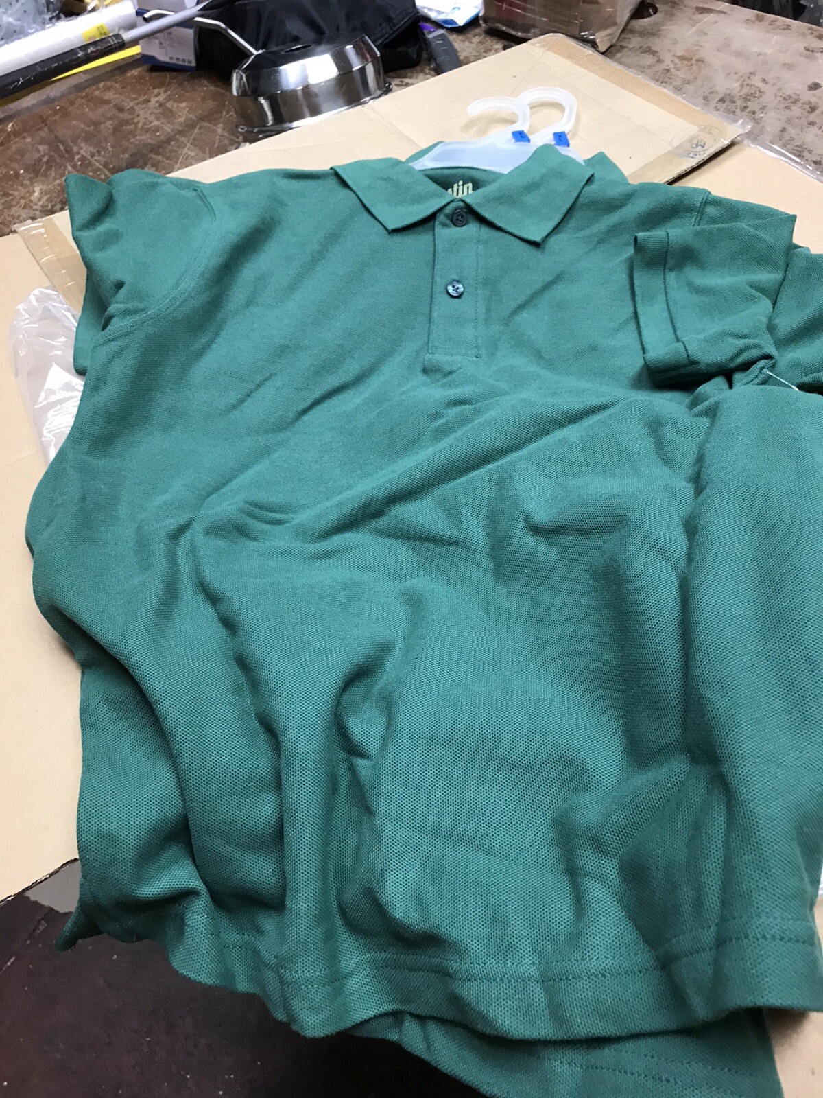 BNWT Green Austin Trading Co Short Sleeve School Uniform Shirt – Sz XL Lot Of 6