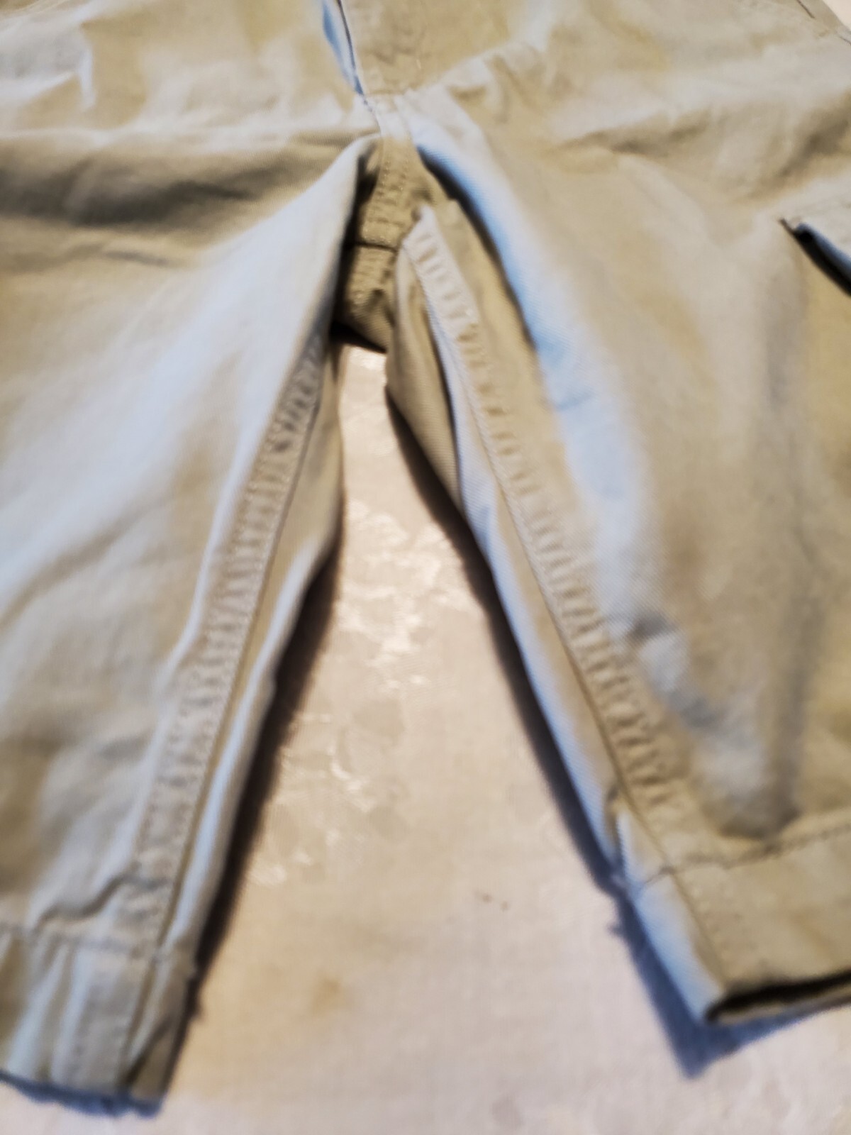 OLD NAVY Youth Boys Size 12 Khaki/Beige Cargo Shorts Adjustable Waist NWT *Spots