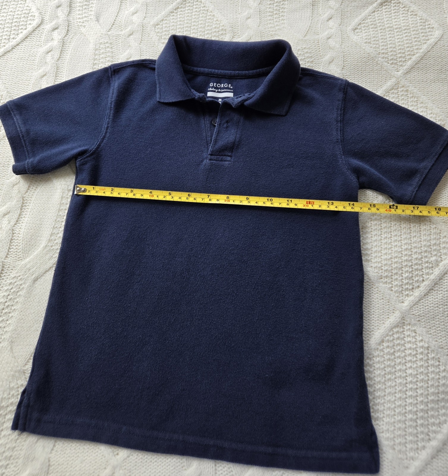 Navy Boys Polo Uniform Shirt