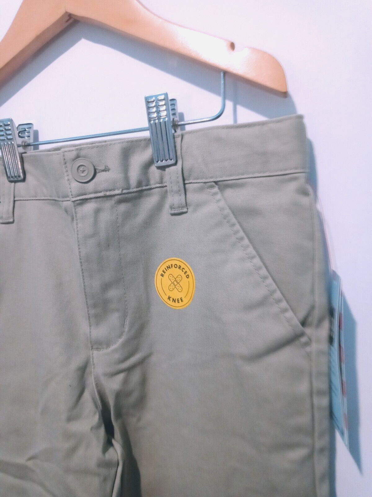 Cat & Jack Boys’ School Uniform Chino Pants Vintage Khaki Size 8