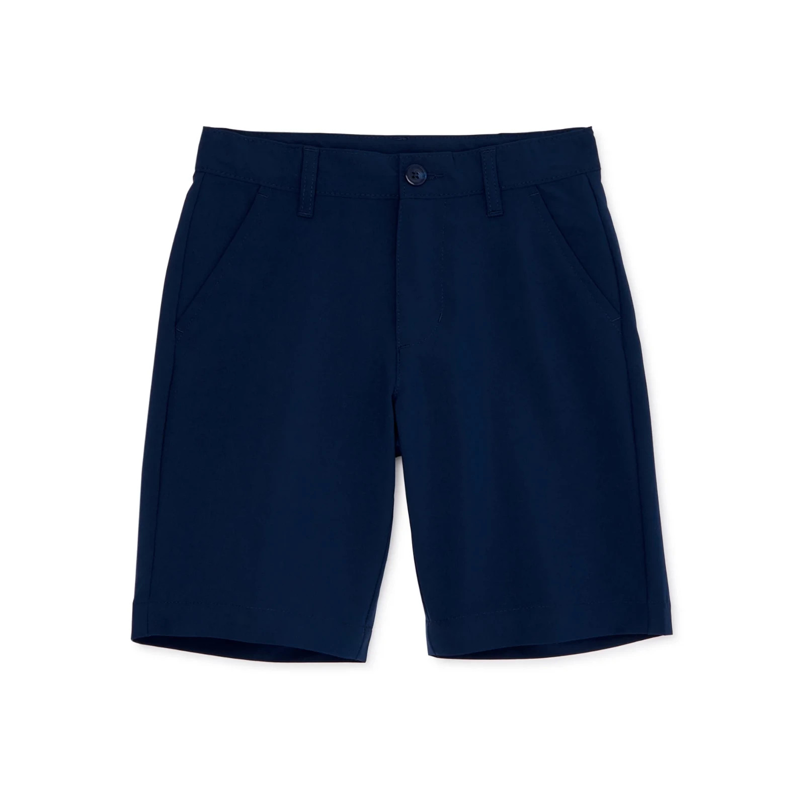 Wonder Nation Stretch Performance Uniform Shorts Blue Size 6 & 7 NWT/NWOT