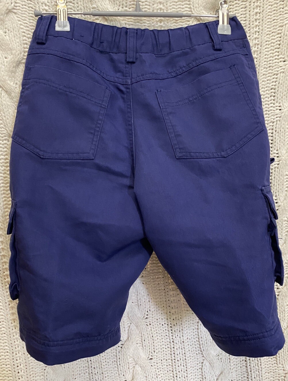 Boy Scouts Of America Shorts Youth 10 Cargo Switchback Uniform Pockets Blue Cub