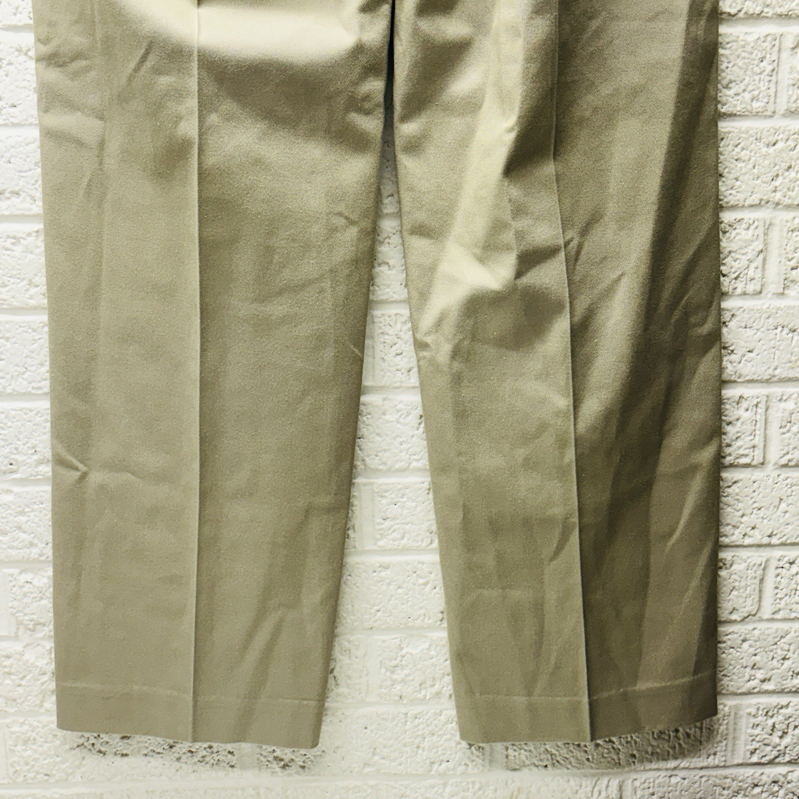 AUSTIN Sz 18 Boy’s Khaki School Uniform Pants Adjustable Waist Cotton Blend •VG‼